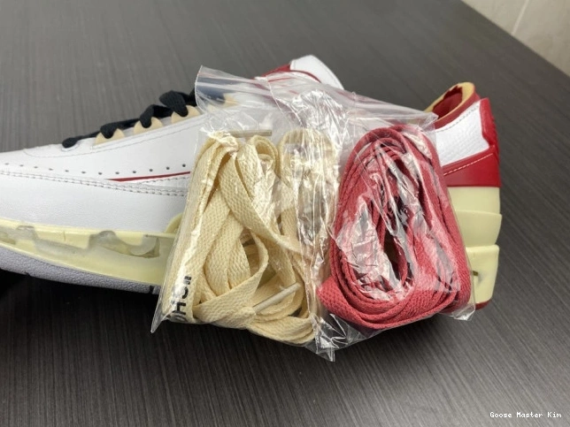 Off-White White Retro Jordan DJ4375-106 Red SP Low 2 0723